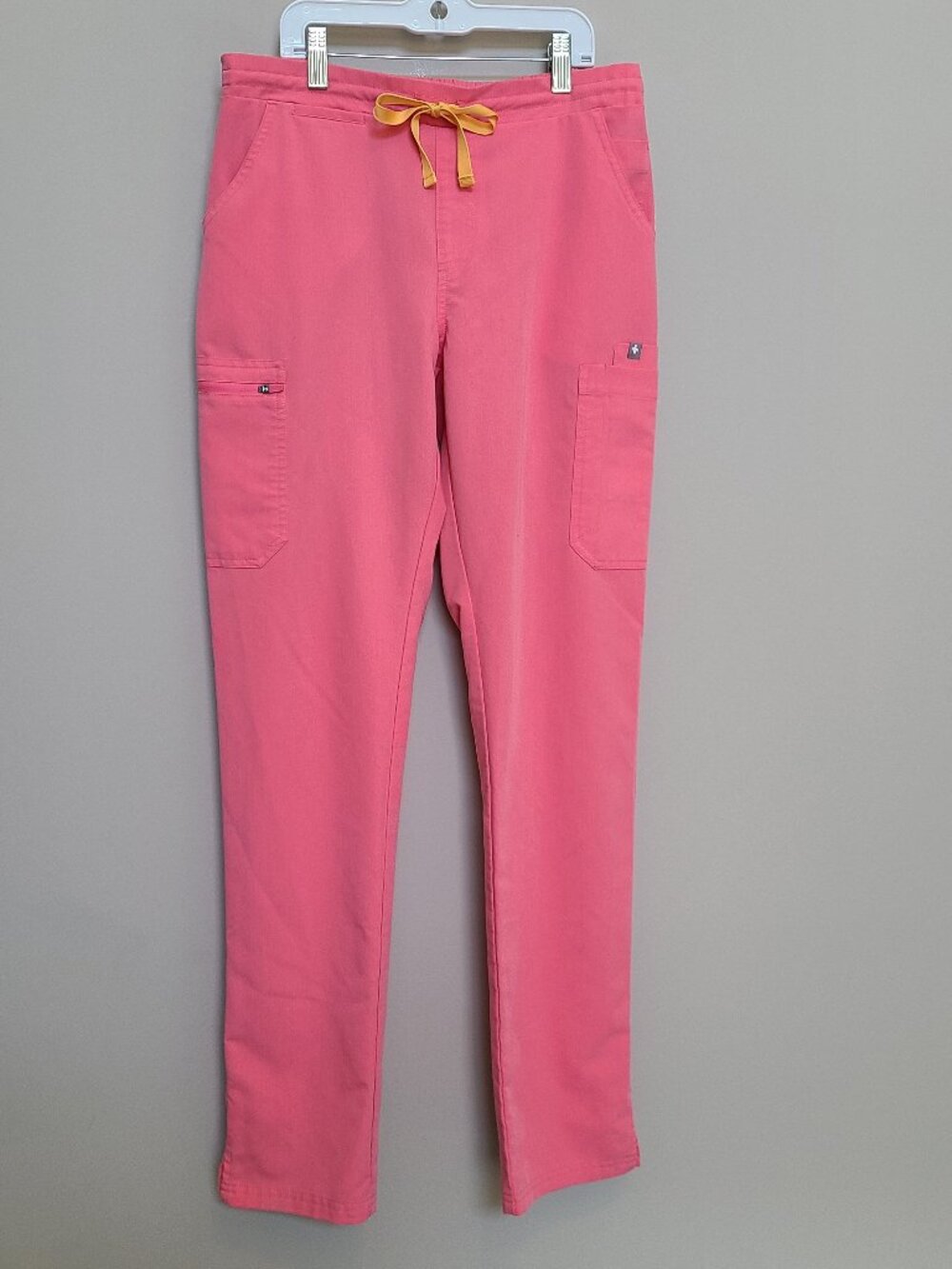 FIGS Women's Yola Skinny Scrub Pants SMALL TALL Pink